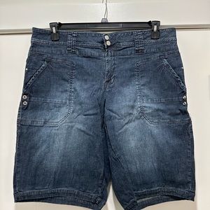 Venezia denim Bermuda shorts